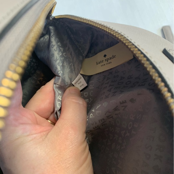 Kate Spade ♠️ Star Bright Owl Tomi Backpack, Gray Leather EUC NLA- Hard to find - Picture 7 of 11